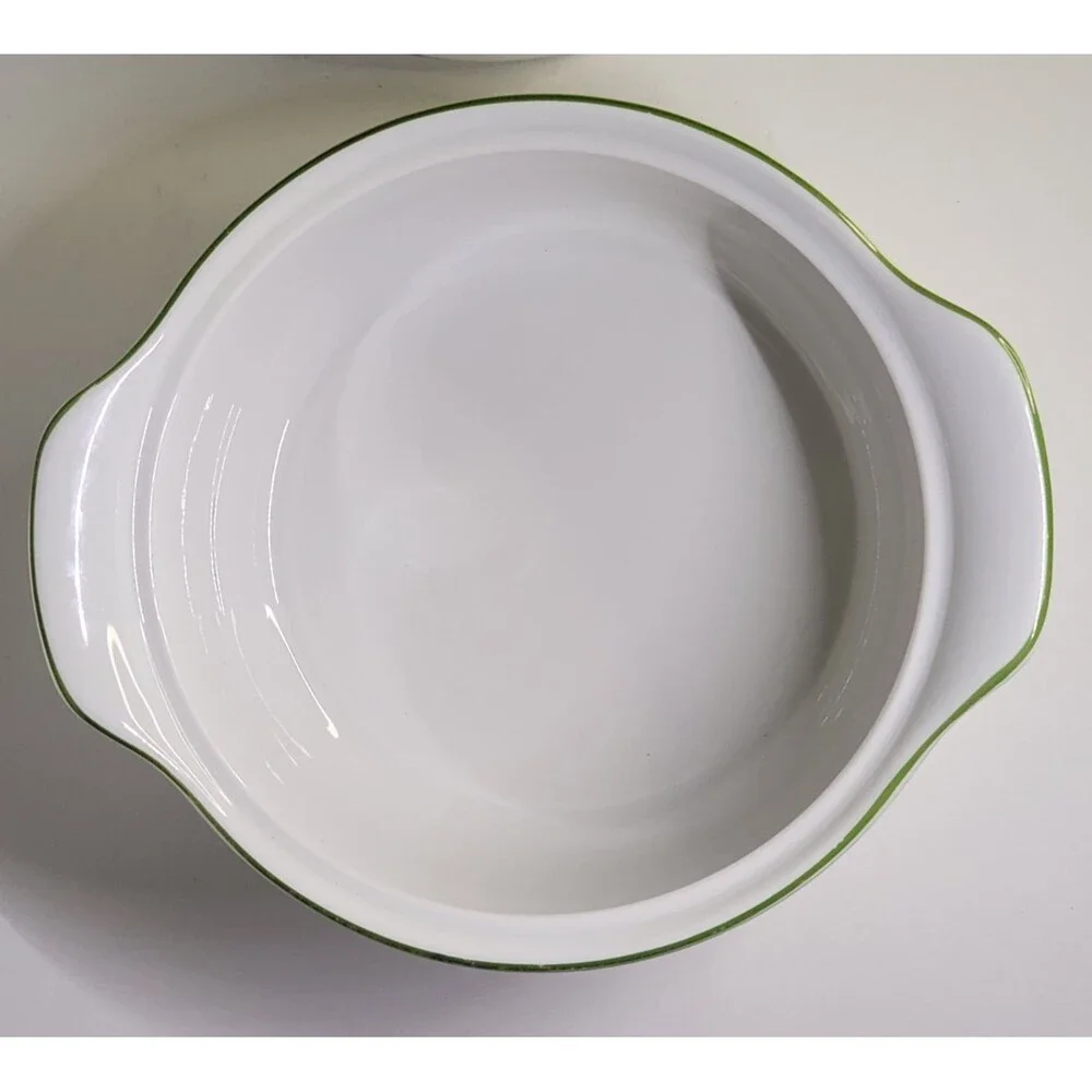 Royal Albert Old Country Roses Covered Casserole Dish Green Trim 2.5 Qt 10.5